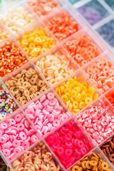 Colorful Clay Beads Set for Creative Kids' Bracelet Making