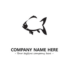 Fish logo company design vector illustration