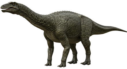 Obraz premium Detailed 3D Model of a Prehistoric Sauropod Dinosaur