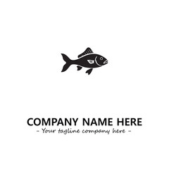 Fish logo company design vector illustration