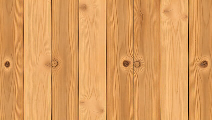 Naklejka premium Natural Light Brown Wooden Texture Background Seamless Wood Planks