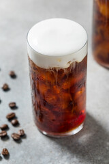 Refreshing Espresso Coffee with Cold Foam