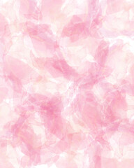Pink geometric shape abstract watercolor illustration for wallpaper background 