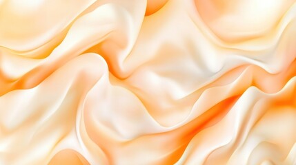 Fototapeta premium Closeup view of draped, flowing fabric texture in pastel tones.