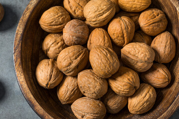 Organic Raw Walnuts in the Shell