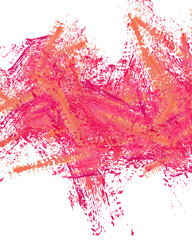 Pink geometric shape abstract watercolor illustration for wallpaper background 