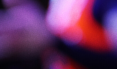 Dark purple noisy blurred gradient abstract background