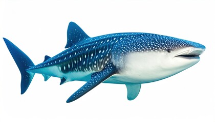 Naklejka premium Whale Shark Ocean Wildlife Portrait.