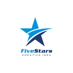 Creative Star Concept Logo Design Template