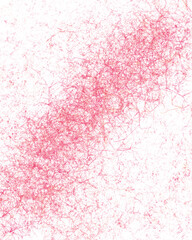 Pink geometric shape abstract watercolor illustration for wallpaper background 