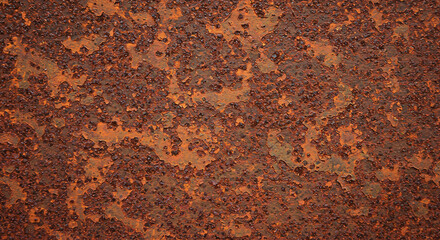 Rusty Metal Texture Grunge Background with Oxidized Iron Surface