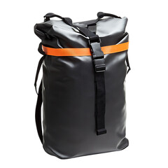 Rugged Waterproof Dry Bag with Functional Design Isolated on Transparent Background