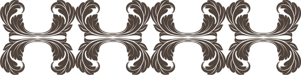 Elegant floral seamless pattern with intricate symmetrical designs. Perfect for wallpaper, fabric, textile, wrapping, background, or decorative use in digital and print projects.