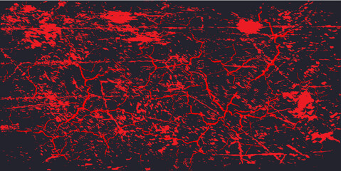 Dark red grunge stripes abstract banner design. Geometric tech vector background. Eps 10