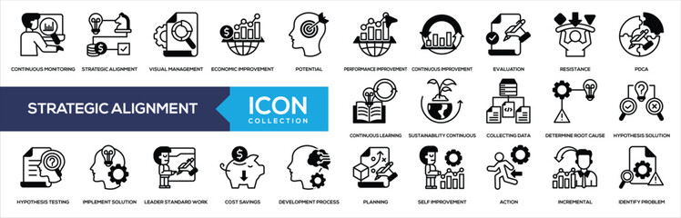 Strategic  Alignment Mixed Icon Collection