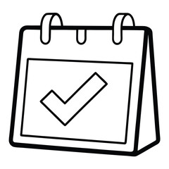 check-in-calendar-icon-isolated-on-white-backgroun.eps