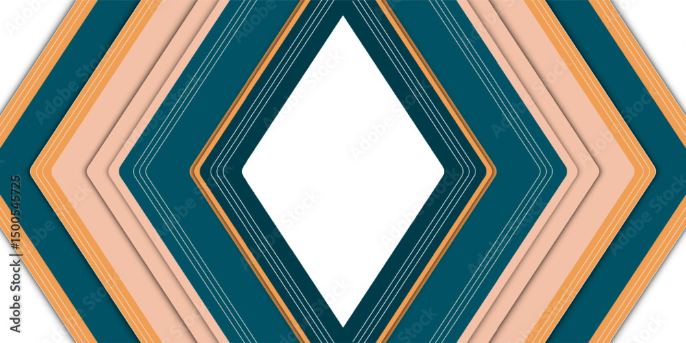 Wall mural futuristic technology background with abstract box-like arrows with movement concept. dynamic moveme