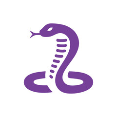 vector illustration of a snake logo design