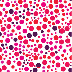 Colorful Abstract Polka Dot Pattern

