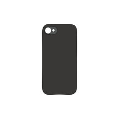 Minimalist Black Smartphone Case on White