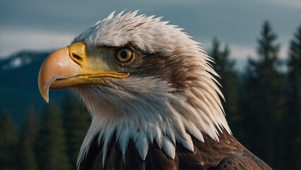 Obraz premium american bald eagle