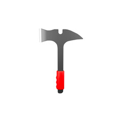 Red Handled Hammer 3D