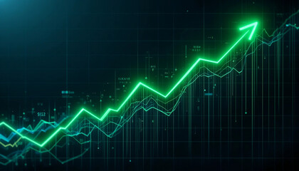 Naklejka premium data graph