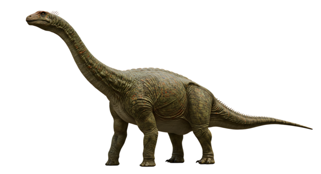 Camarasaurus A longnecked dinosaur with textured green and brown skin