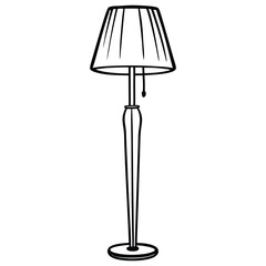 vector illustration of a lamp