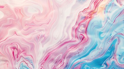 Obraz premium High-resolution close-up of luxurious colorful Calacatta marble stone texture with vibrant multi-hued veining, blending soft whites, grays, and bold accents. Ideal for premium interior design, 