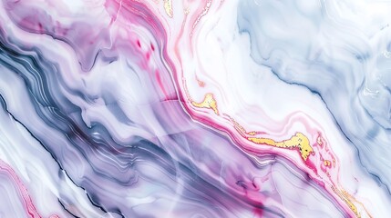 Obraz premium High-resolution close-up of luxurious colorful Calacatta marble stone texture with vibrant multi-hued veining, blending soft whites, grays, and bold accents. Ideal for premium interior design, 