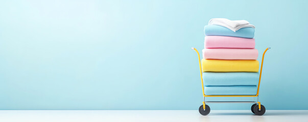 Fresh laundry adds color to daily life, creating vibrant atmosphere in any home