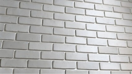 Fototapeta premium White Brick Wall Texture Seamless Background for Design Projects