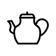 teapot line icon