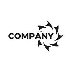 generic circle logo design , business logo , vector , symbol , company logo,background, emblem, swirl, infinity, circular	