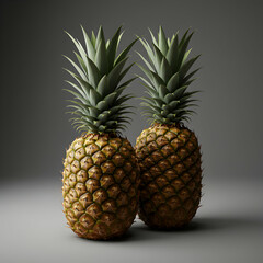 Fototapeta premium Two Perfect Pineapples