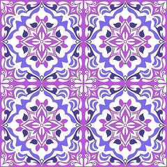 Wallpaper patternless pattern, geometric flower, purple tone, smooth style but secretly fancy vector style