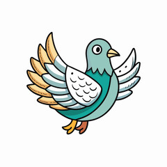 Obraz premium dove of peace on a branch