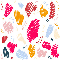 Pattern line brush pattern seamless colorfull