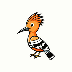 vector illustration of a bird on a branch