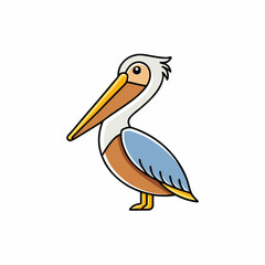 pelican cartoon illustration