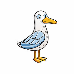 cartoon duck with blank space