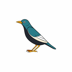 blue bird on a branch