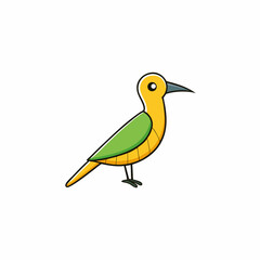 vector illustration of a bird