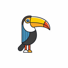 toucan isolated on white background © CHANCHAL