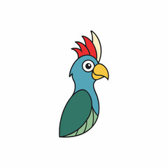 vector illustration of a bird