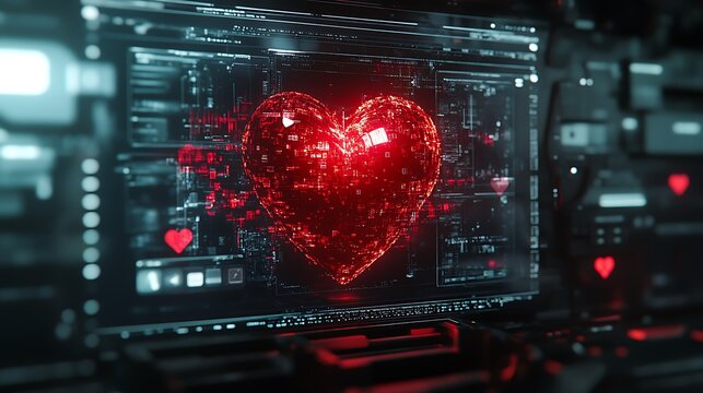 Digital Heart Interface - Powered by Adobe