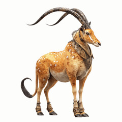 Fototapeta premium Majestic Mythical Antelope with Ornate Harness -