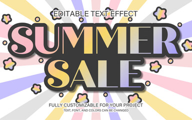 Glitter Style Text Effect for Summer Sale