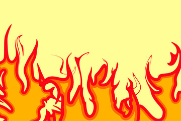 Abstract Fire Flame Background with Red and Orange Tones, A striking abstract flame background, Vibrant Flame Background in Red and Orange Tones